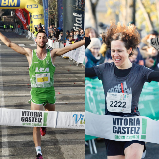 Urko Herrán y Onditz Iturbe vencen en la 45ª edición de la Media maratón de Vitoria-Gasteiz