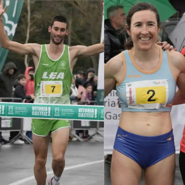 Urko Herrán y Lucía Gárate vencen en la 39ª edición de la San Silvestre de Vitoria-Gasteiz