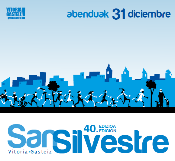 Inscripciones hasta el 28 de diciembre y recogida de dorsales en frontones de Mendizorroza