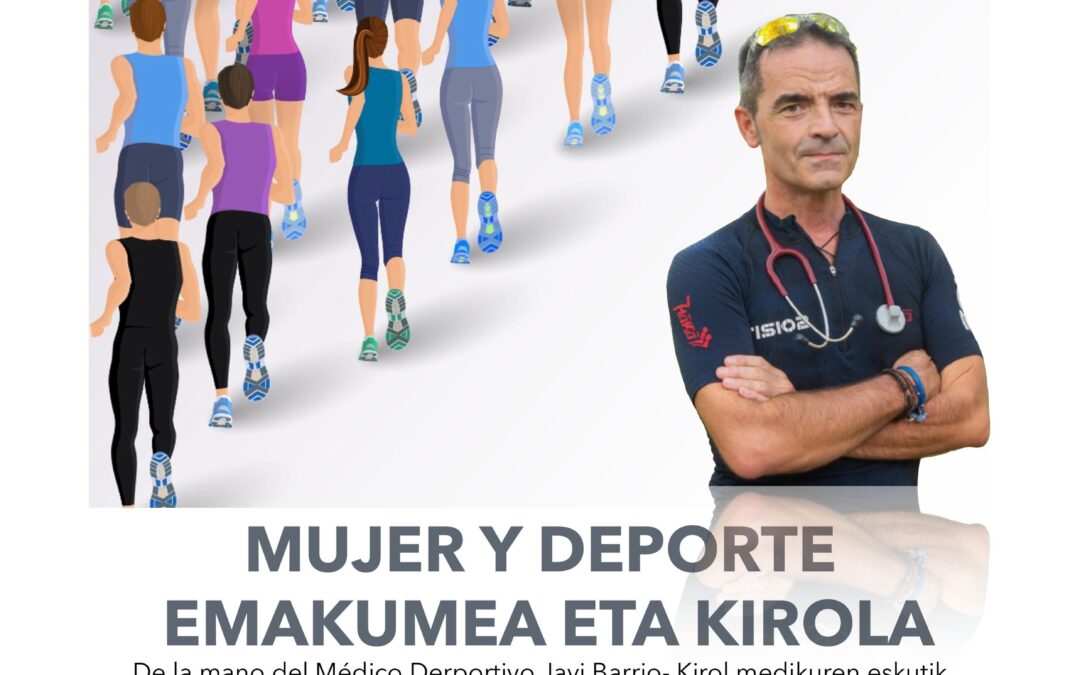 Charla «Mujer y deporte» a cargo del médico Javier Barrio